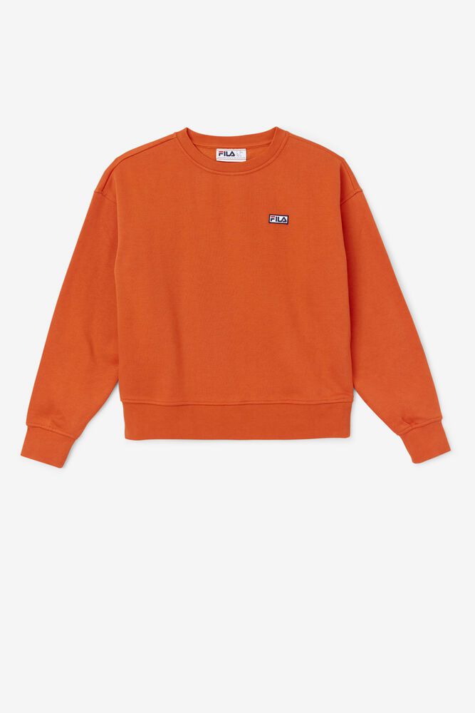 Fila Sweatshirt Dame Orange Stina Crew HEN-874526